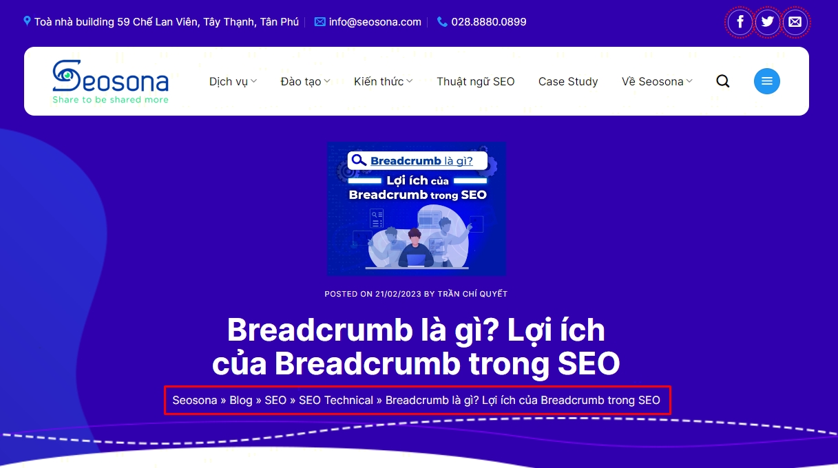Breadcrumbs là gì? Lợi ích của Breadcrumb trong SEO 12 breadcrumbs la gi