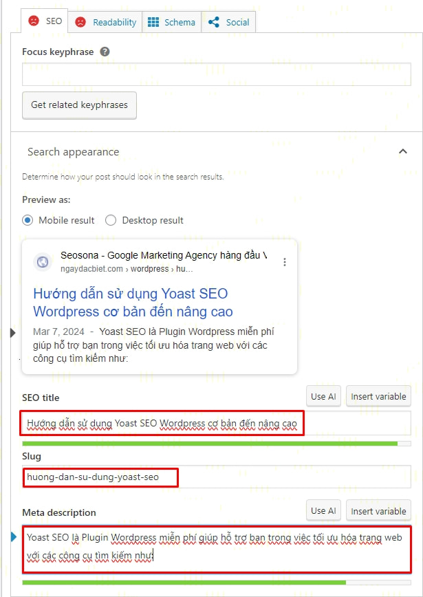 Yoast SEO là gì? Hướng dẫn sử dụng & cài đặt Plugin Yoast SEO 46 yoast seo 10 seosona.com