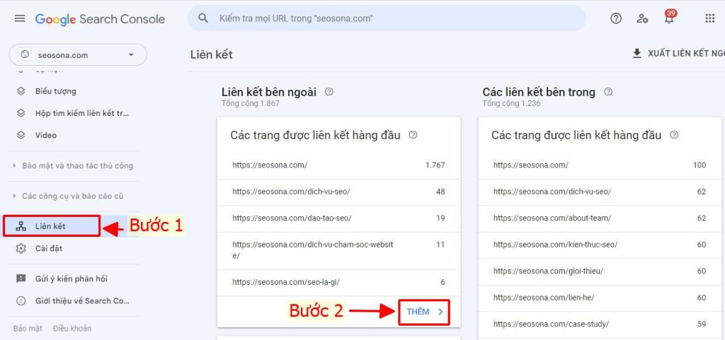 Disavow link là gì? Cách phát hiện và từ chối các liên kết xấu 24 Google Search console