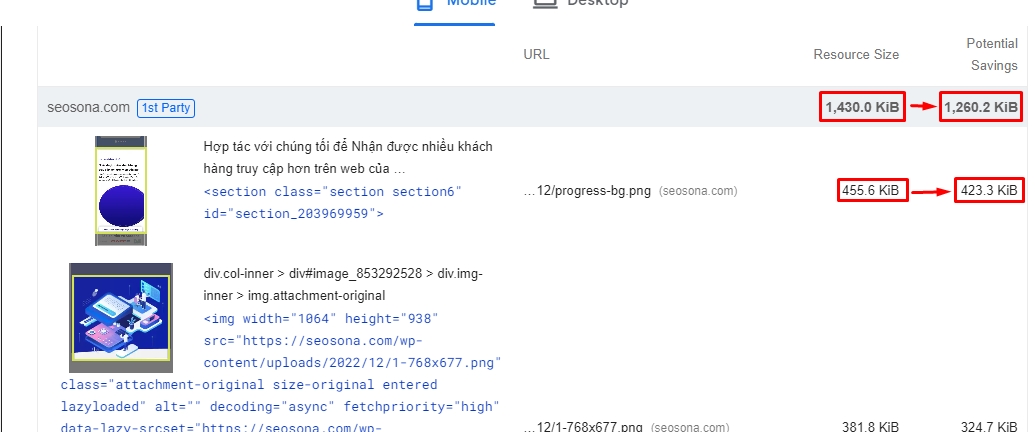 PageSpeed Insights là gì? Công cụ kiểm tra hiệu suất website của Google 37 PG10